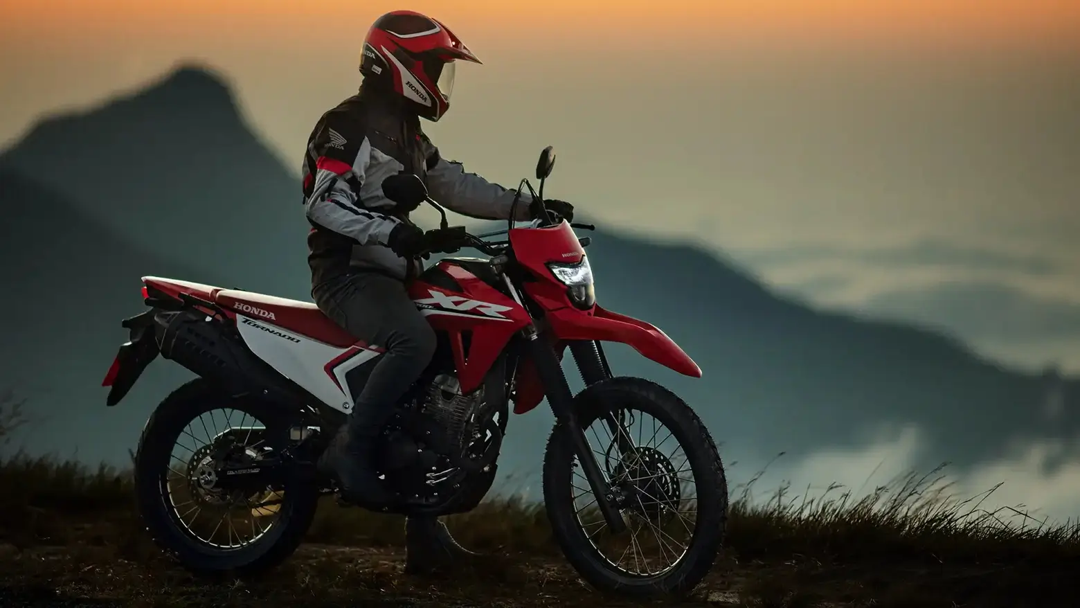 Motorcycle adventure background